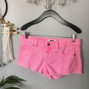 PINK Victorias Secret Hot Pink size 4 denim shorts
